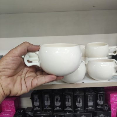 ماگ سرامیکی ساده توپی