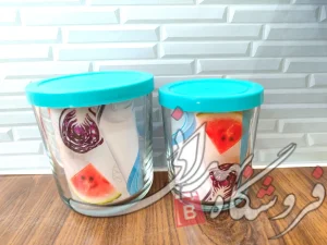 ظرف درب دار شیشه ای پاپریک 11