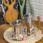 قوری پیرکس دسته چوبی(750میل)