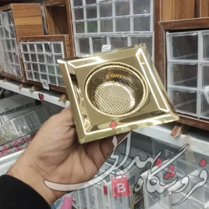 صافی سینک پانچی مربع طلایی