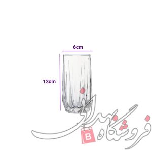 لیوان شیشه ای مودنا 6 عددی نوری تازه