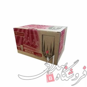 لیوان شیشه ای موزر6 عددی نوری تازه 350