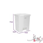 سطل پدالی سایز1 تسا زمرد 601