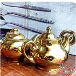 قوری زعفران چینی رنگی